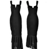 Casual Dresses Women Fishtail Hem Bodycon Long Dress Evening Party Summer Clothes 2023 Sleeveless Cutout Ruched Sexy Club Streetwear