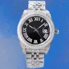 Neue Stil Diamant Herrenuhr Automatische Mechanische Uhren 41mm36mm Silberband Edelstahlscheibe für Männer Leben Wasserdichte Armbanduhr Mode Armbanduhren Geschenk