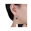 Charme Femmes Sterling Sier Plaqué Réveil Boucles D'oreilles Gsse932 Mode 925 Plaque Boucle D'oreille Bijoux Cadeau Drop Delivery Dhlgz