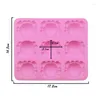 Baking Moulds 9 Holes Crab Silicone Chocolate Mold Soap Form Candy Bar Cake Decorating Tools 3D Fondant