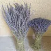 Flores decorativas 100g/lote de lavanda Buquê seco natural para festa de jardim de festas de casamento decoração de flor imortal diy fragrância duradoura