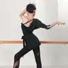 Scene Wear Latin Dance Tops Girl Tango Dress Costume Salsa Kläddesigner Kläder Modern outfit Rumba Dancewear JL3420