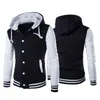 Herrenjacken Frühling Herbst Herren Hoodies Jacke Junge Baseballmantel Mode Streetwear Slim College Varsity Marke Stilvolle Veste Homme