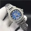 Relógios masculinos mecânicos automáticos de luxo qualidade superior 5726 nautilus relógios de pulso transparente volta fase da lua data relógio