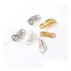 CLASPS HOODS ZINC LEGAG GULL PLATED SIER PLATE HOMPER CLASP FRÅN BUCKLE MATERIAL LXK001 DROP LEVERANSE SMYCKE COMPONENTER DHKHF