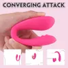 Vibrador de vibração vibratória de ponta dupla realista com massageador de polegadas de vibração para mulheres brinquedos sexuais recarregáveis