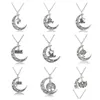 Pendant Necklaces Fashion Moon Sister Grandma Necklace Christmas Gift Gsfn042 With Chain Mix Order 20 Pieces A Lot Drop Delivery Jew Dhyij