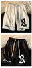 Heren shorts ontwerper Men Shorts Summer Swim Korte Knie Lengte Hip Hop High Street Sport Training Strandbroek Mens Elastische taille Mesh Sweatpants I8HI# L230518