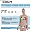 Costumi da bagno da donna Italian Italy Flag Bikini Costumi da bagno Mujer Donna Ragazze Costume da bagno sexy Costumi da bagno Micro Bikini Set Costume da bagno estivo T230524