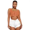 Kvinnors tankar Sexig stickad tröja Y2K beskurna toppar Casual Aesthetic Summer Clothes for Womens 2023 Gå ut Solid Cute Tank Camisole