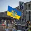 Banner Flagi Nowa flaga ukraińska 3ftx5ft 150x90cm jasny kolor niebieski i żółty Ukraina Flagi narodowe podwójnie zszywane krawędzie do dekoracji G230524