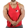 Tampas de tampas para homens Marca Ginásio Clothing Men Bodybuilding and Fitness Stringer Top Sport Sportswear Saltanha Singlets Muscle Singlets 230524