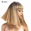 Synthetic Wig For Black Women/613 White Women Short Wig Straight 14 Inch Blonde Wig Cosplay Hair Synthetic Wig 230524
