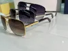 أفضل مصمم الأزياء 0259 النظارات الشمسية النظارات الشمسية الرجال الموقف الكلاسيكي معدن إطار مربع شعبية ريترو الطليعية في الهواء الطلق uv 400 حماية النظارات الشمسية