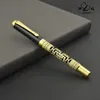 Fountain Pens Metal Pen NIB 07 MM Calligraphy Vintage Gift for Writing Stationery Executive Office School Supplies 230523