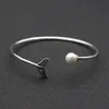 Armband Fashion Whale Tail Cuff Armband Bangle för kvinnor Personliga smycken