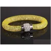 Slap Snap Bracelets Spring New Bracelet Mti Mesh Mesh Rope Pecorted Pecortal Diamond GSFB266 MIX ORDER 20 VISE DHEIA