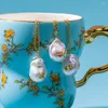 Pendentif Colliers Vanssey Mode Bijoux Libellule Daisy Naturel Baroque Perle Collier De Noce Accessoires Pour Femmes 2023