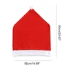 Christmas Decorations Swedish Gnome Santa Seat Chair Cover Hat Table Dinner Holiday Party Home Decoration