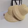 Boinas de boinas de verão palha-filho com chapéu de palha com arco vintage ampla mulher praia de férias para crianças do sol das crianças grandes