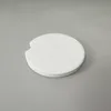 200 pcs 6,5 cm sublimation tasses vierges Coasters Car Céramique Hot Transfer Printing Coaster