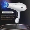 Hair Dryers Professional Dryer 2400W HighPower 28 Second Quick Drying Double Blue Light Ion Recommended By Home Hairstylist 230523