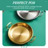 Servis uppsättningar Amfora Snack Plate Sea Holder Round Tray Pizza Appetizer Rostfritt stål som serverar barncamping Griddle