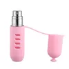 5ml Mini Perfume Travel Bottle Refillable Empty Silicone Spray Pump Bottles Cosmetic Liquid Atomizer Sprayer