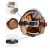 Motorradhelme Offroad-Helm Sicherheit Roller Motor Modulierbar Casco De Seguridad Halboffenes Gesicht Retro