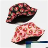 Cloches Nuevo Algodón Sombrero de pesca Mujeres Hombres Hip Hop Cap Pareja Arce Vegetal Panamá Cubo Sol Flat Top Pescador Sombreros Gorras F Dhgarden Dhvo1