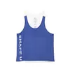 Canotte da uomo Estate Bodybuilding Fitness Canotte Muscle Vest For Men Tee maglia da basket Solid Gym Stringer 230524
