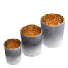 Candle Holders 1PCS Frosted Multicolor Electroplated Empty Cup DIY Making Accessories Glass Containers For Candles