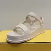 Hiker Sandal Summer high heel peep-toe casual comfortable one-line fashion sandals designer Factory footwear with box