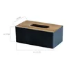 New Tissue Holder Wooden Plastic Tissue Box Bag Household Tissue Box Car Boxs Furniture Storage Home Decoration