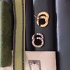Śliczny kryształowy litera stadnina z pieczęcią dla dziewczynki vintage litery kolczyki na imprezę podarunkową