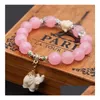 Charm Bracelets Bursts Of Frosted Crystal Fashion Cute Little Elephant Bracelet Jewelry Fb298 Mix Order 20 Pieces A Lot Drop Delivery Dhsmq