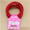 Elastico per capelli Elastici High Elastic Rope 10 pezzi di banda per bambini per set GSFQ069 Accessori per dropiutici per drop di consegna di goccia di consegna di goccia H Dhvza