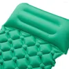 Camp Furniture Inflatable Beds Camping Sleeping Pad Air Mattresses Outdoor Mat Ultralight Cushion Pillow Hiking Trekking Waterproof