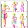 Bustiers & Corsets Sexy Cute Shoulder Strap Underwear Outer Wear Candy Color Shapewear Ruffled Rainbow Stitching Corset Satin Fabric