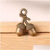 Charms Epacket DHS Retro Alloy Antique Cyan Acorn Liten Pendant GSXD013 JUWELRY CHARM PENDANTS DROP Leverans Fyndkomponenter DHR8S