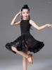 Scene Wear Latin Dance Dress for Girls Fashion Ballroom Dancing Dresses Kids Dancewear Children Performance Costume