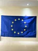 Banner bayrakları Büyük Avrupa Birliği AB bayrağı 90*150cm Euro Avrupa Süper Şartlıcası Süper Şartlıca Amblemi Avrupa Konseyi Polyester G230524