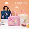 Confezioni zaino in spalla Bento portatile cartone animato animale cibo caldo scatola da pranzo per bambini femminili forniture da picnic borsa termica isolata P230524