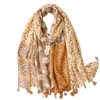 Sjaals kunstkleur matching toerisme zonnebrandcrème strand handdoek geprinte katoenen linnen handgevoel gevoel zijden sjaalwierte groot