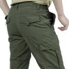 Męskie spodnie 2023 Mężczyźni lekkie oddychające Szybki suchy letni swobodny armia w stylu wojskowym spodnie taktyczne ładunek wodoodporny