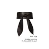 Riemen brede taille band decor riem dames jurk bowknot plus size kant cummerbunds gordel bow streamers