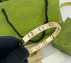 Pulseira de pulseira de jóias de grife para mulheres titânio aço banhado rosa Bangles de braceletes de braceletes de ouro rosa Partema diária tamanho 17