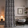 Curtain American Vintage Living Room Bedroom Curtains Large Broken Flowers Whole House Rustic Wind Country Balcony Blackout