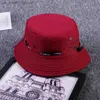 Brede rand hoeden mode emmer hoed mannen vrouwen unisex katoen emmer hoed dubbele zijde vissen boonie bush cap vizier zon visser's gorras l230523