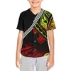 Men's Casual Shirts Polynesian Tribal Hawaiian Totem Tattoo Hawaii Prints Kids Baseball Jersey T-Shirt Trendy Hip Hop Street Short Sleeve